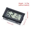 Mini Temperatursensor LCD Displaybil Digital termometer Hygrometer Temperaturdetektor inomhus utomhusfuktighetsmätare