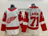 Tuta da hockey su ghiaccio Red Wings 71 93 Maglia ricamata American Professional Team Reversal