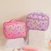 Mignon Carto Portable Sac à lunch isolé enfants rose arc-en-ciel Licorne école Bento Sac Boîte alimentaire Petit sac isotherme pochette c8s2 #