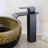 Bathroom Sink Faucets Samoel Black Bronze Basin Cold Water Mixer Taps Deck Mount Single Hole Brass Faucet B3326