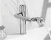 Bathroom Sink Faucets Brass Chrome Deck Mounted Single Handle And Cold Basin Faucts Rotary Switch Thermostatic Faucet