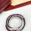 Bague de créateur bague de luxe bijoux marque bagues pour femmes Alphabet gravé lettre design mode décontracté cadeau bijoux incrustation jour cadeau fête porter bagues szie 6-9 très bien