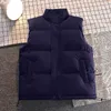 Gilets pour hommes Hommes Gilet Veste Automne Hiver Grande Taille Down Sans Manches Solide Couleur Puffer Streetwear Mode V65