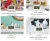 Table Clocks DIY Office Dashboard Home Electronic Clock Desktop Desk Time Display LCD Digital