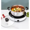 Cookware Sets 304 Stainless Steel Pot Set Milk Soup Frying Pan 3 Piece Practical