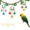 Suprimentos de festa 3pcs suspendendo brinquedos de pássaro brinquedos decorativos pingentes de pingentes de desvio Bells acessórios