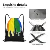 Gay Pride Flag Drip Dripstring Backpack Kobiety mężczyzn sportowy gym worka Portable Rainbow LGBT Shop Worka U5Q9#