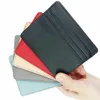 1pc Pu Lederen ID Kaarthouder Snoep Kleur Bank Creditcard Doos Multi Slot Slim Card Case Portemonnee vrouwen Mannen Busin Cover p5AQ #