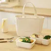 Nieuwe FI Women Tote Lunch Bags Outdoor Picnic Bento Lunchbox Cosmetische opslag Insulati Bag Portable Food Cooler Thermal Bag A10y#