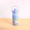 Kuromi Thermos Water Botte Anime Kawaii My Melody Student 휴대용 Wacuum Flask 절연 워터 컵 어린이 선물