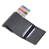 RFID Men Women Smart Wallet Credit Bank Card Holder FI Purse Aluminium Alloy Busin Casual Mini Wallet Brand PU Pursus N6KR#