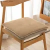 CushionDecorative Pillow Plush Thicken Soft Cushion Square Home Dining Chair Mat Four Seasons Office room Chair Cushion Simple Nonslip Stool Pad YI09Z