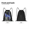 K9 Drawstring Backpack Sports Gym Bag For Men Women Shop Sackpack C1JV#