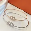 Pig nose Bracelets Bangle Titanium steel Precision Edition High Quality bracelet designer for women luxury jewlery gifts woman gold wholesale not fade