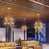 Lustres modernes pissenlit feux d'artifice mer lustre boutique éclairage décoratif salon salle à manger chambre LED intérieur