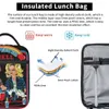 Childs Horror Halen Accories Isolierte Lunchbeutel für Reisebraut von Chucky Food Box Tragbare Kühler Thermal -Lunchbox Q33y##