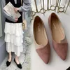 Buty swobodne Kobiety moda splice kolor muze płaskie palce balerina baletowy płaski poślizg na butach zapatos mejczyków rozmiar 35-41
