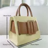 Saco de moda design feminino palha tecido tote couro mensageiro senhora fivela quadrada bolsa grande ombro meninas viagem