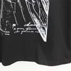 パープルブランド夏の新しいプリントハイストリートファッションブランドメンズとレディースカップルルーズカジュアル短袖Tシャツ