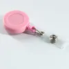 1pc Solid Color Retractable Badge Reel für ID-Tag-Namensschild-Halter Mitarbeiter Arbeiter Krankenschwester Pass Arbeitskarte Clips Bürobedarf M3gs #