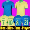 2024 Casemiro Jezus Brazils koszulki piłkarskie Richarlison Camiseta Raphinha Paqueta Vini Jr Rodrygo Brasil Maillots Football Shirt Men Kids Mundur Fan Player
