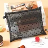 1 pz Hot Mini cuore trasparente borsa per il trucco delle donne rossetti portatili custodia cosmetica Ins Clear Ctue piccola borsa per il trucco g5LG #