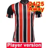 24 25 Sao Paulo Player Version Mens Soccer Jerseys RAFINHA LUCAS LUCIANO CALLERI ARBOLEDA NESTOR DIEGO COSTA L. GUSTAVO FERREIRA Away Training Wear Football Shirts