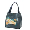 Sac à lunch de style japonais Thermal Femmes Picnic Bento Box Pouche thermo