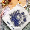 Indigo RM Aesthetic Shop Bagetes TOTES Large Shopper Namjoing Tote Bag Canvas Tote Bag Shop Eco Friendly Art S4B4＃