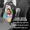 Кукольный домик Gabbys Gabby Cats Изолированная сумка для обеда для школы и офиса Русалка Портативный холодильник Термальный ланч-бокс для женщин и детей z6KS #