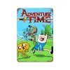 Jars Adventure Time TV Shows装飾ポスターヴィンテージスズサインメタルサインパブバーマンケーブクラブの壁の装飾のための装飾プラーク