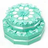 Gift Wrap 10 Pcs/set Sweet Cake Shape Boxes Wedding Candy Storage Box Food Container Gifts Paper Bag Favors Party Supplies 2 Size