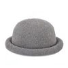 Fibonacci Cappello stile Fedora e borsalino con tesa a fungo femminile Cotone Lino Maglia Estate Autunno Cappello Trilby Cappello a bombetta a cupola Cappelli da donna 240326