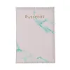 Hot Travel Frauen Männer Passport Cover PU Leder Marmor Style Reiseausweis Kreditkarte Passhalter Paket Brieftaschen Geldbeutel Beutel 88mk#