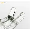 Hooks Acrylic Universal Rotatable Clip Hook Hat Clothing Holder Hanger Sock Scarf Display Hanging Rack 100pcs