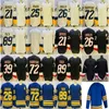 Мужские хоккейные майки Reverse Retro 26 Rasmus Dahlin New Black 21 Kyle Okposo 72 Tage Thompson 89 Alex Tuch 39 Dominik Hasek 25 Owen Power сшитые рубашки синие