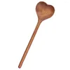 Spoons Heart-shaped Espresso Accessories Wooden Kitchen Multi-function Stirring