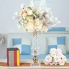 Portacandele 13 pezzi) Vaso di fiori in acrilico Supporto di lusso Matrimonio dorato / Centrotavola Party Road Lead Home Decor 96