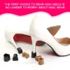 High Heel Protectors Ferse Stoppers Fersenreparaturkappen für Frauen Schuh Heels Protektor Perfekter Schalldämpfer Non-Slip 2pcs/Paar