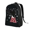 Zaino carino invernale Whippet per laptop donna uomo moda Bookbag per studenti universitari Lurcher Greyhound Dog Borse