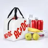 ac DC Heavy Insulated Lunch Bags Large Metal Rock Music Reusable Cooler Bag Tote Lunch Box Work Outdoor Men Women L5hE#