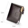 Baellerry court luxe hommes portefeuilles Zipper Coin poche porte-carte mâle portefeuille pochette porte-photo marque homme sacs à main portefeuille z0OJ #