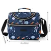 Nouveau carto d'impression Tote Cooler Sac à lunch portable Portable Picnic de bureau Sac insulati avec bandoulière O3YY # #