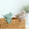 Pince à Pot en Silicone, support de pince à cuillère, support Anti-brûlure, Clip latéral, repose-cuillère, poignée Anti-brûlure, outil de cuisine fixe