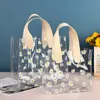 Sac à cosmétiques en PVC, 1 pièce, sac cadeau de grande capacité, sac à main de rangement Transparent, sac de maquillage, douche, rangement de voyage étanche 04T5 #