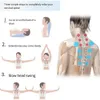 1/2/3Pcs Neck and Shoulder Relaxer with Upper Back Massage Point Cervical Traction Device Neck Stretcher for Spine Pain Relief 240329