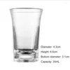 Boire des pailles créatives portables en plastique transparent transparent jetable de lunettes s verres de gelée