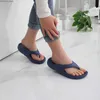 Home Shoes Kidmi Womens Flip Flash Standals Beach Sandals في الهواء الطلق ناعمة EVA مع دعم القوس IC الصنادل النسائية غير المنقولة Y240401