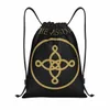 gótico Rock Band The Missi Drawstring Bags Sports Backpack Gym Sackpack String Bag para ciclismo z5mA #