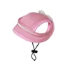 Dog Apparel 1PCS Spring Summer Pet Hat Cute Outdoor Baseball Breathable Mesh Puppy Sunhat Adjustable Casual Headwear